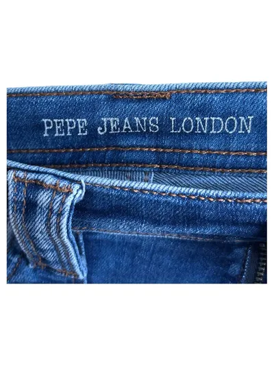 Pepe Jeans London Damen Bootcut Jeans W28/L32 Blau High Waist Flare