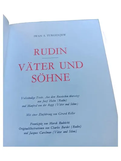 Iwan S. Turgenjew - Rudin & Väter und Söhne | Klassische Literatur Deutsch