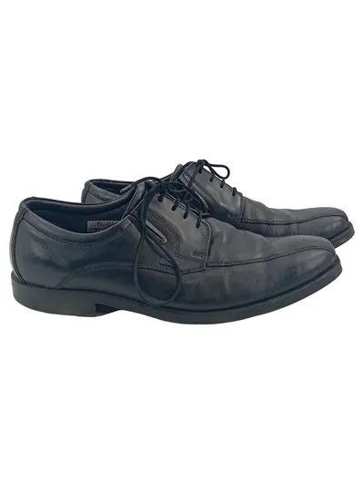 Bugatti Herren Schnürschuhe Leder Schwarz Comfort Wide Gr. 41