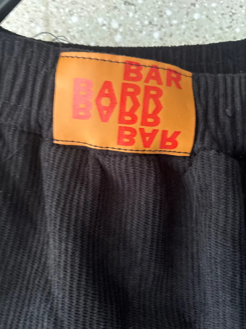 Bar Bob Ryk Cordhose Herren Casual Uni Schwarz Gr. 36 2