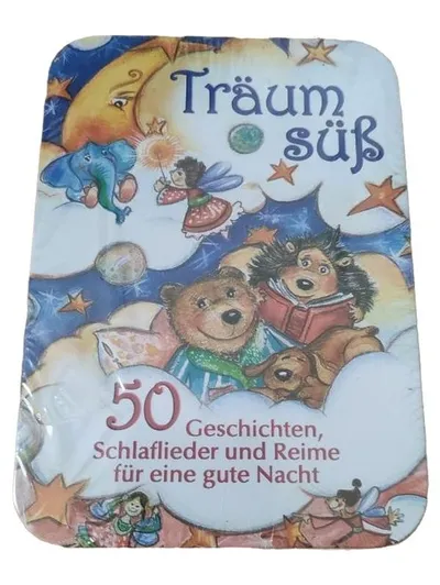 Träum süß Kartenset 50 Geschichten Schlaflieder Reime Gute Nacht Kinder ab 3