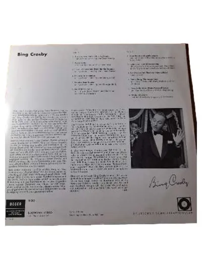 Bing Crosby Vinyl LP Decca Deutscher Schallplattenclub Oldies