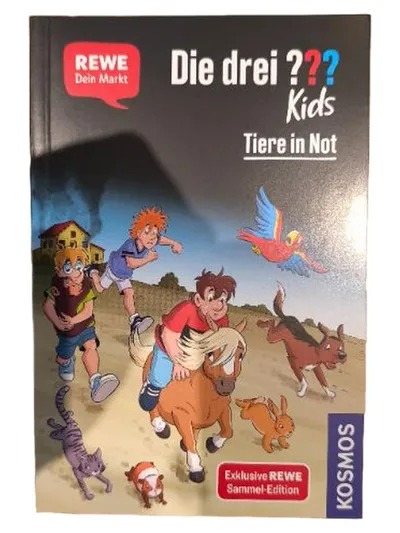 Die drei ??? Kids Tiere in Not REWE Sammel-Edition Kosmos Kinderbuch