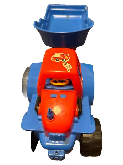 dantoy LKW Kipper Spielzeug Blau Rot Kinder Sandkasten Fahrzeug