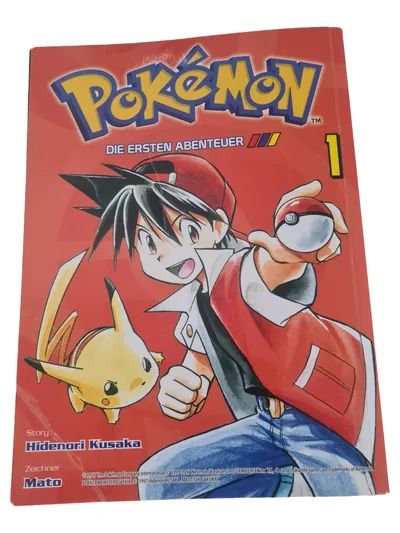 Pokémon Die ersten Abenteuer Band 1 Manga Hidenori Kusaka Mato deutsch