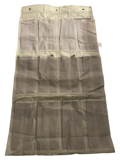 Amazon Basics Hänge Organizer Grau Polyester Türschrank Aufbewahrung