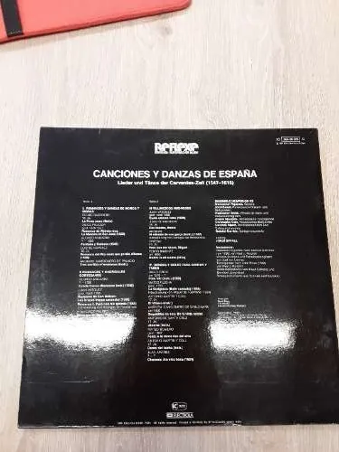 Canciones y Danzas de España Ensemble Hesperion XX Vinyl LP EMI Reflexe
