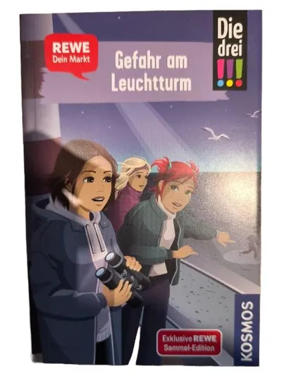 Die drei !!! Gefahr am Leuchtturm REWE Sammel-Edition Kosmos Kinderbuch