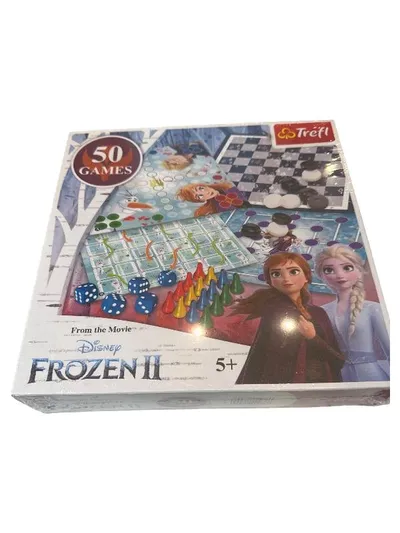 Trefl Disney Frozen II 50 Spiele Klassiker Brettspiel Kinderspiel ab 5 Jahre