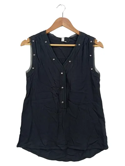 Q/S designed by Damen Top Bluse Gr. 32 Schwarz Viskose Casual