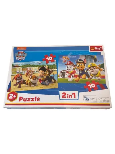 Trefl Paw Patrol 2in1 Puzzle 2x10 Teile ab 2 Jahre Kinderpuzzle