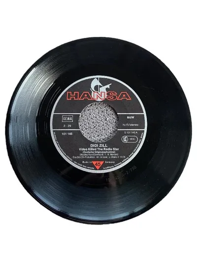 Didi Zill - Video Killed The Radio Star | Vinyl Single 7" Hansa 45 RPM