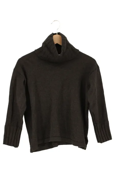 BODE Damen Pullover Rollkragen Gr. 36/S Braun Wolle Casual Modern