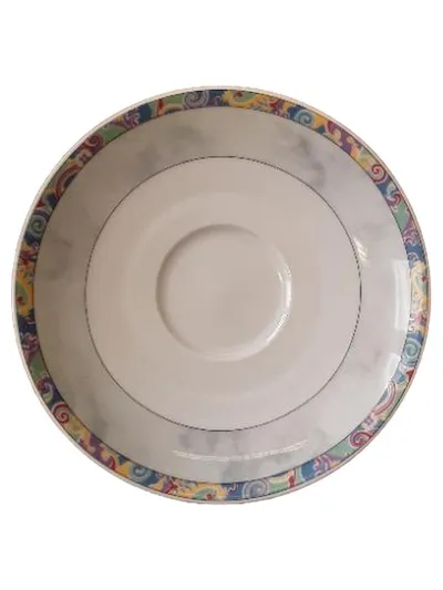 Eschenbach Porzellan Unterteller bunt abstrakt 14,5 cm