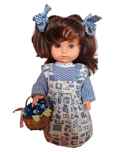 Zapf Künstlerpuppe Mädchen Blau Klassisch Charmant Puppe