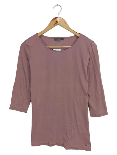 BRAX Damen Langarmshirt Gr. 40/L Rosa Basic Casual Baumwolle