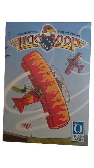 Queen Games Lucky Loop Brettspiel Flugzeuge Würfelspiel Familienspiel