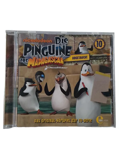Die Pinguine aus Madagascar 10 Abgetaucht Hörspiel CD DreamWorks Edel Kids