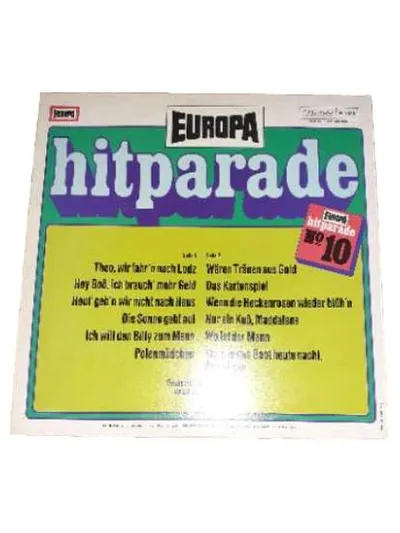 EUROPA Hitparade 10 Vinyl LP Schlager Compilation 70er Deutsche Hits