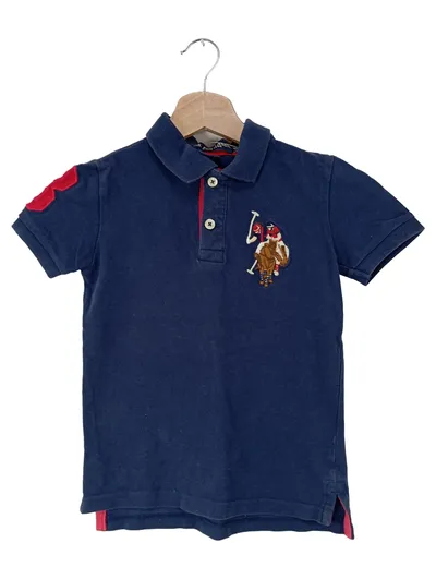 U.S. Polo Assn. Poloshirt Jungen Gr. 104 Blau Casual