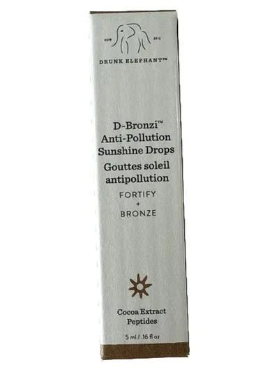 Drunk Elephant D-Bronzi Anti-Pollution Sunshine Drops Bronzer 5ml Braun