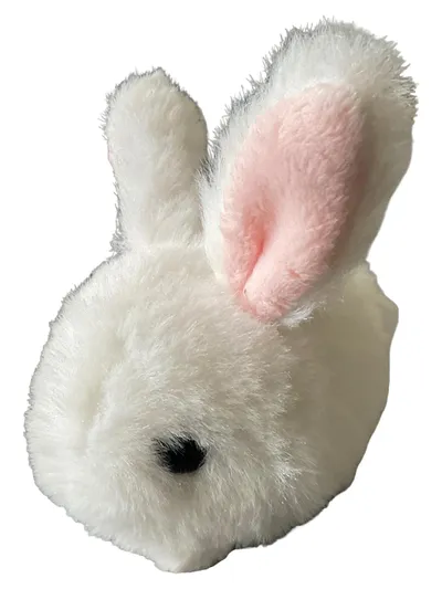 Winfried Kögler GmbH Hase Plüschtier Kuscheltier Baby Weiß 10cm Stofftier