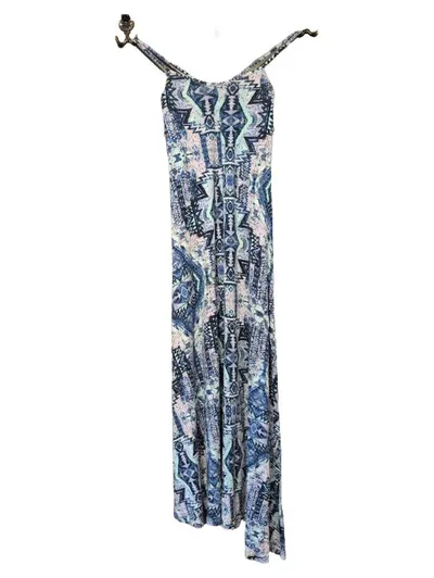 Buffalo London Damen Maxikleid Gr. 34/XS Bohemian Mehrfarbig Viskose
