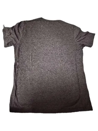 Champion Herren T-Shirt 1919 Logo Print Grau Gr. L Sportlich