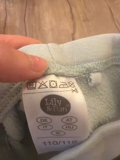 Lily & Dan Kinder Mädchen Leggings Basic Grün Gr. 116