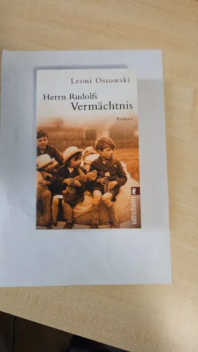 Herrn Rudolfs Vermächtnis Leoni Ossowski Ullstein Historischer Roman