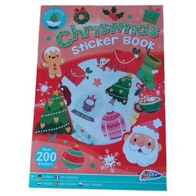 Grafix Christmas Sticker Book - Stickerbuch Weihnachten Kinder über 200