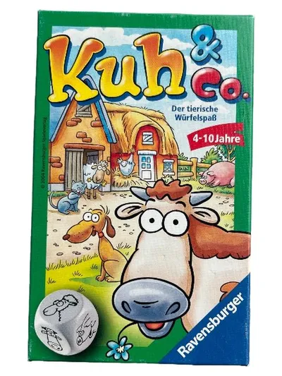Ravensburger Kuh & Co. Der tierische Würfelspaß Würfelspiel 4-10 Jahre