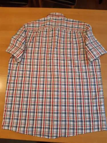 Casa Moda Sports Herren Kurzarmhemd kariert Gr. L Comfort Fit Baumwolle