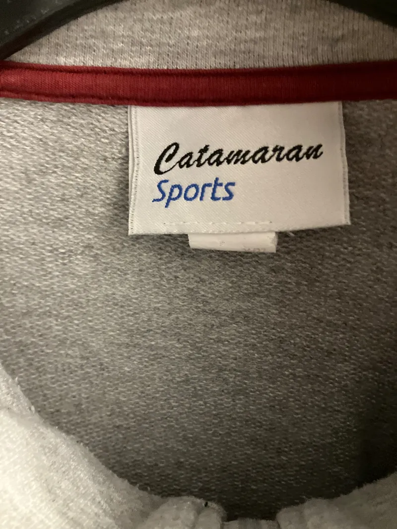 Catamaran Sports Trainingsjacke Herren Gr. 42/XL Grau Sweatjacke 5