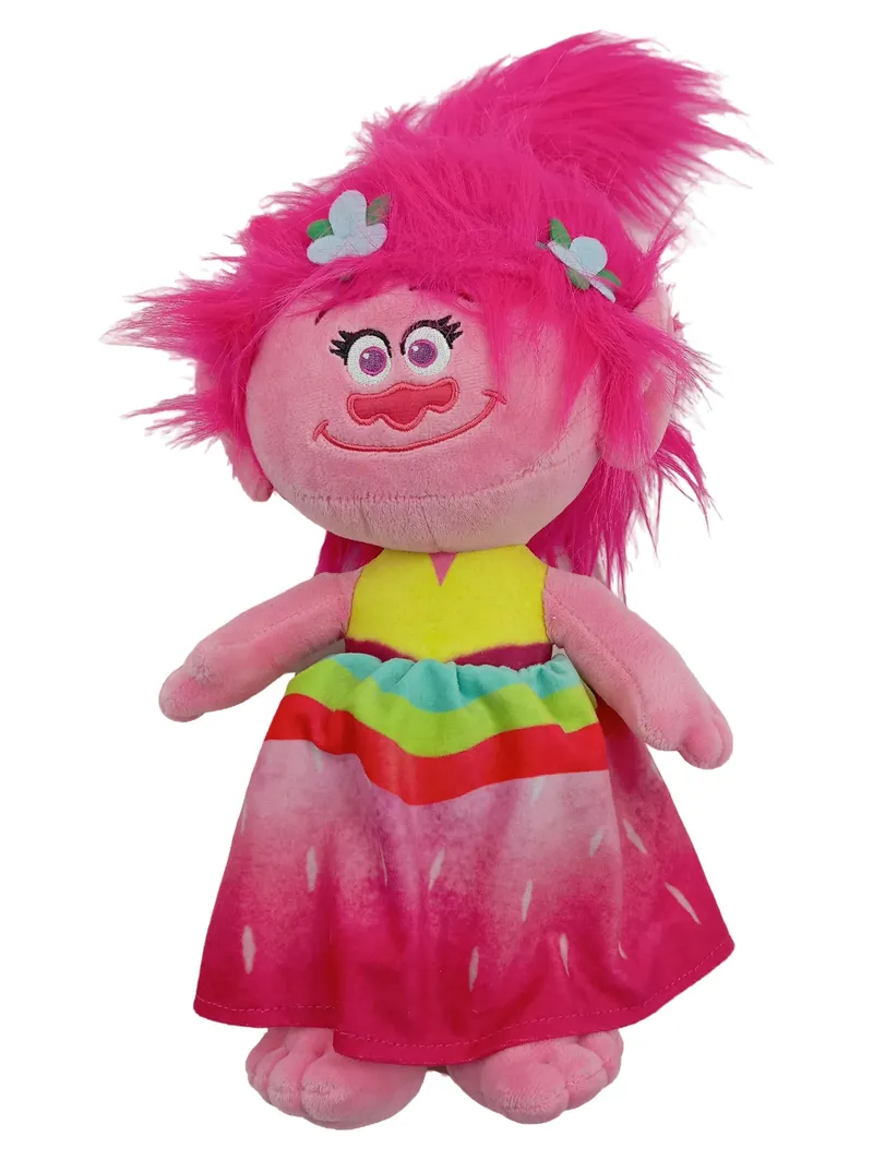 DreamWorks Trolls World Tour Poppy Plüschfigur Kuscheltier 37cm Pink 1