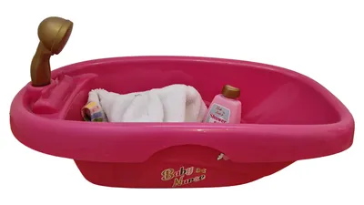 Smoby Baby Nurse Badewanne Puppenbadewanne Rosa Badespielzeug Kinder