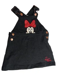 Disney Baby Minnie Maus Latzkleid Mädchen Gr. 80 Schwarz Rot 1