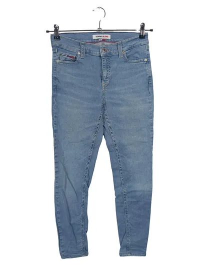 Tommy Jeans Damen Slim Fit Jeans Hose Blau W26/L32 Stretch