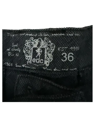 edc by Esprit Faltenrock Damen Gr. 36/S Grau Meliert Skaterrock