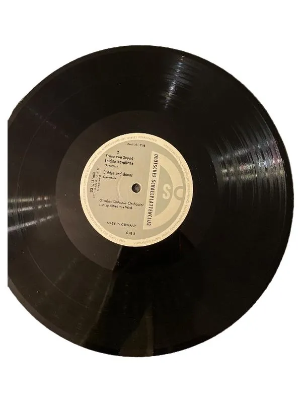Franz von Suppé Leichte Kavallerie Dichter Bauer Vinyl LP Klassik 1