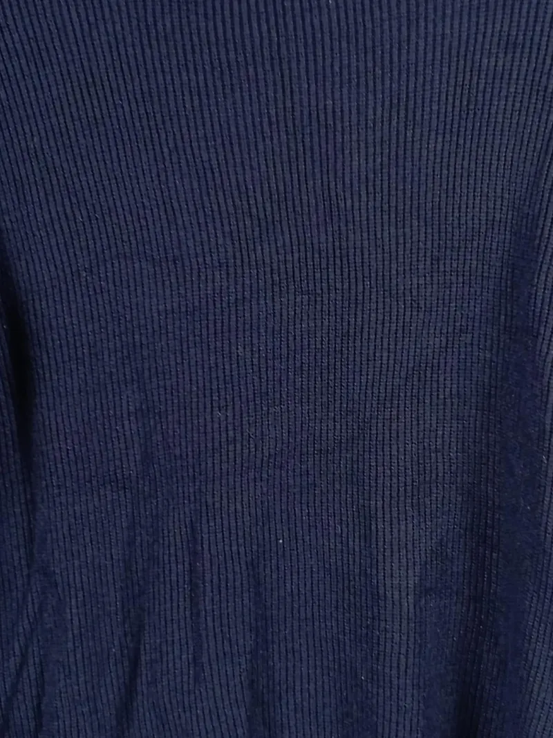 Feentraum Damen Pullover Rollkragen Rippstrick Blau L 3