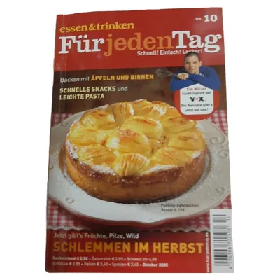 essen & trinken Für jeden Tag Nr. 10 Okt 05 Tim Mälzer Kochen Rezepte Herbst