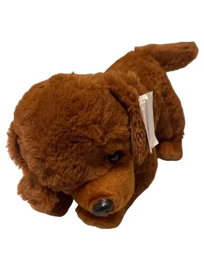 Althans Kuscheltier Hund Welpe Stofftier Braun 22cm Plüschtier