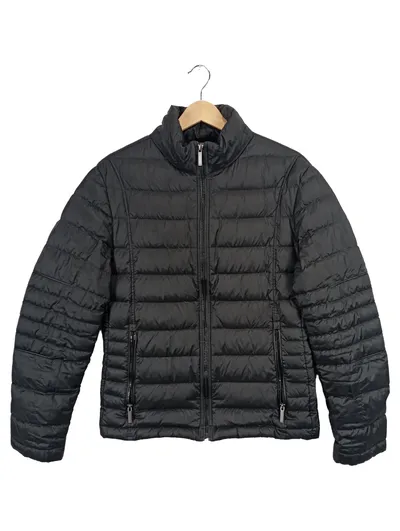 BOSS Hugo Boss Daunenjacke Herren Gr. S Schwarz Steppjacke Real Down