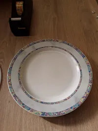 Eschenbach Porzellan Essteller 2-teilig Klassisch Abstrakt Mehrfarbig 20cm 2