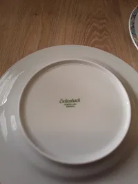 Eschenbach Porzellan Essteller 2-teilig Klassisch Abstrakt Mehrfarbig 20cm 3