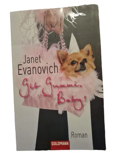 Gib Gummi, Baby! Janet Evanovich Kriminalroman Taschenbuch Goldmann