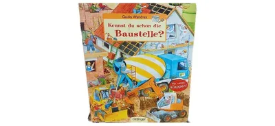 Oetinger Kennst du schon die Baustelle? Klappenbuch Kinder Sachbuch Fahrzeuge