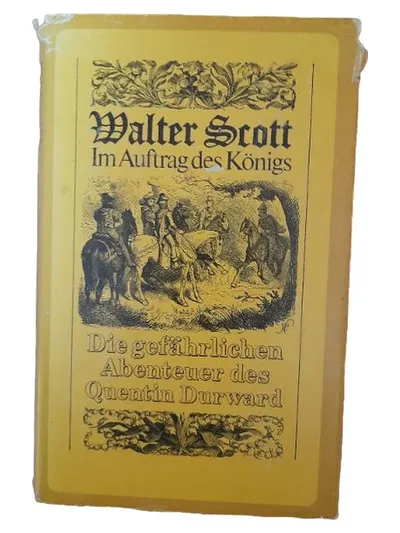 Walter Scott Quentin Durward Historischer Roman Deutsch Hardcover
