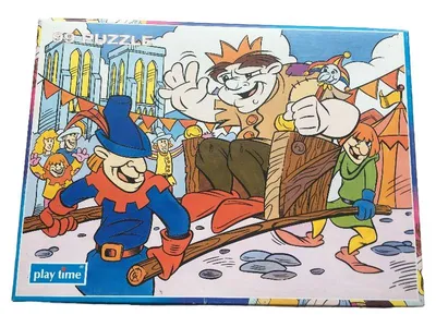 Play Time Puzzle 99 Teile Mittelalter Narren Fest 23x32cm Kinderpuzzle